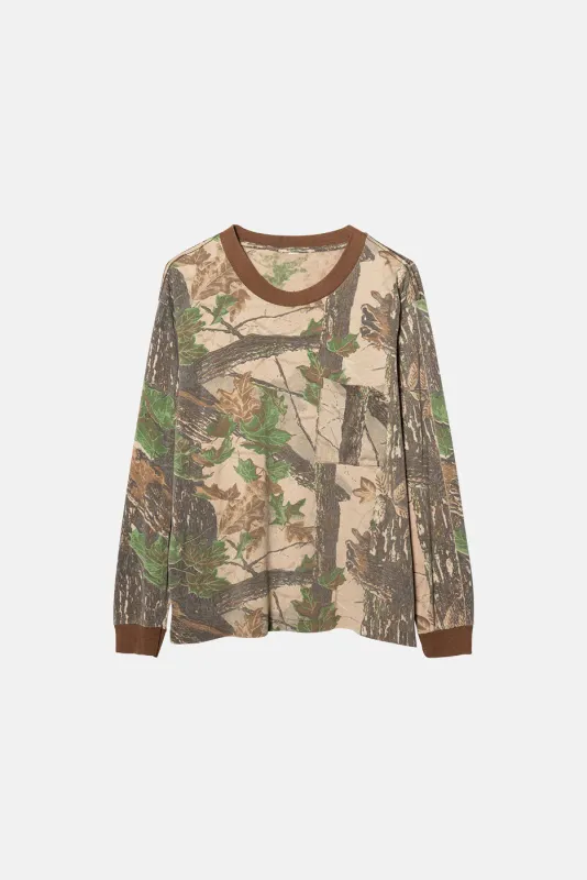 VINTAGE REAL TREE L/S TEE - S sold by Elwood Clothing