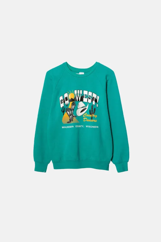 VINTAGE GO WEST CREWNECK sold by Elwood Clothing