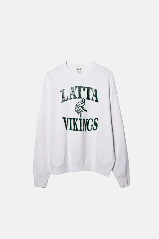 VINTAGE LATTA VIKINGS CREWNECK sold by Elwood Clothing