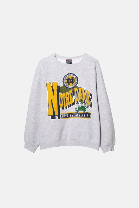 VINTAGE NOTRE DAME CREWNECK sold by Elwood Clothing