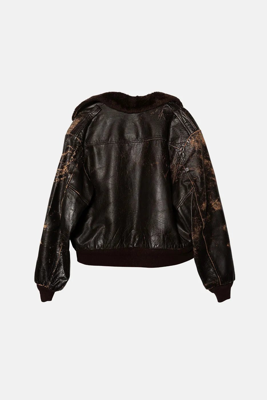 VINTAGE A2 SHEARLING FLIGHT JACKET sold by Elwood Clothing product image thumbnail 2