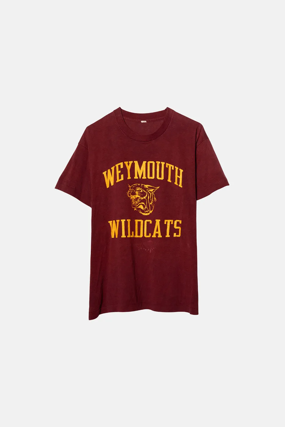 VINTAGE WEYMOUTH WILDCATS TEE sold by Elwood Clothing