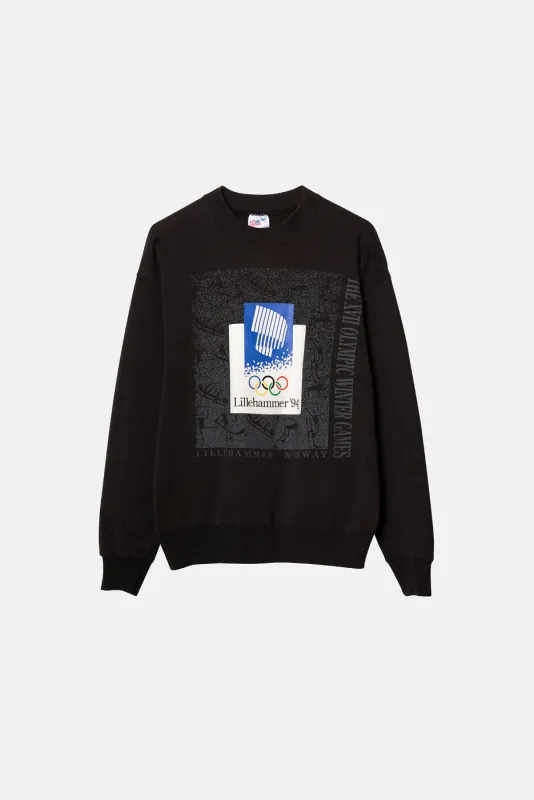 VINTAGE 94' LILLEHAMMER CREWNECK sold by Elwood Clothing