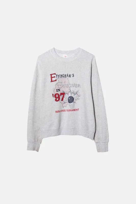 VINTAGE 97' EFFINGHAM'S BOWLING CREWNECK sold by Elwood Clothing