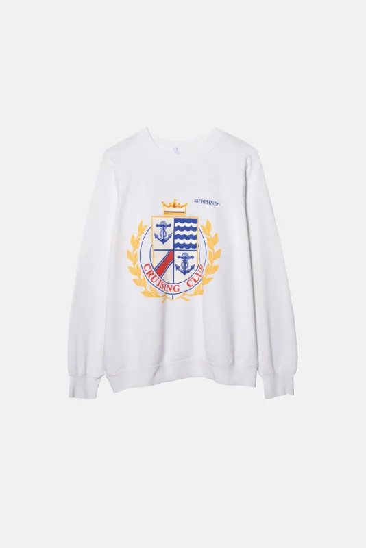 VINTAGE CRUISING CLUB CREWNECK sold by Elwood Clothing