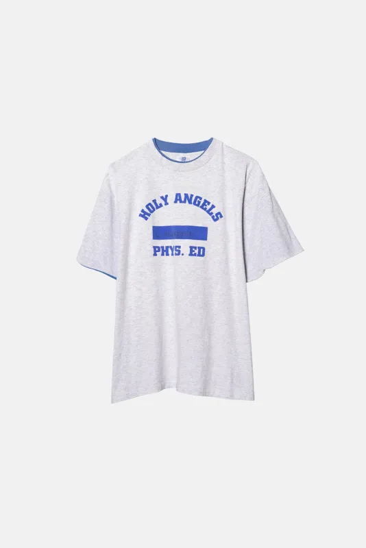VINTAGE HOLY ANGELS PE TEE sold by Elwood Clothing