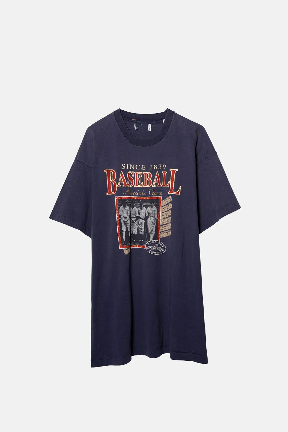 VINTAGE BASEBALL GAME TEE sold by Elwood Clothing