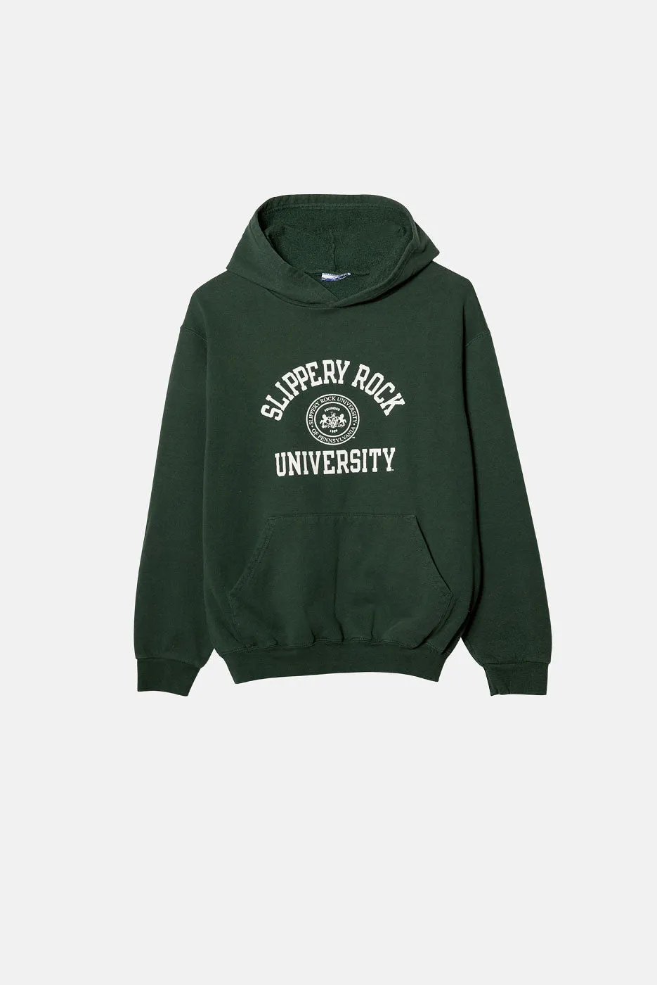 VINTAGE SLIPPERY ROCK U HOODIE sold by Elwood Clothing
