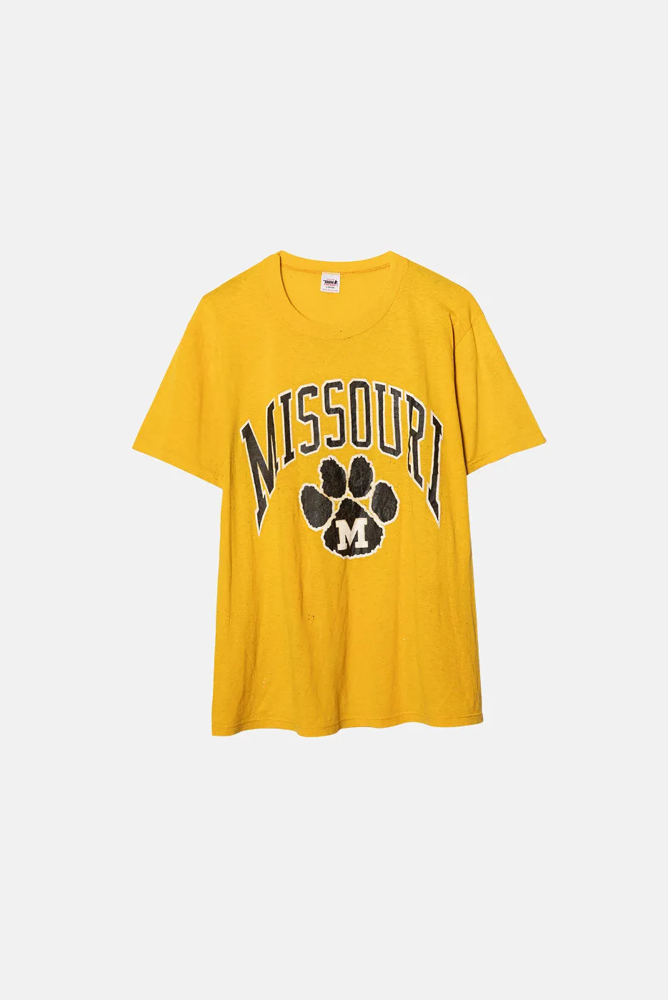 VINTAGE YELLOW MISSOURI TEE sold by Elwood Clothing