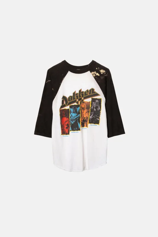VINTAGE DOKKEN RAGLAN TEE sold by Elwood Clothing