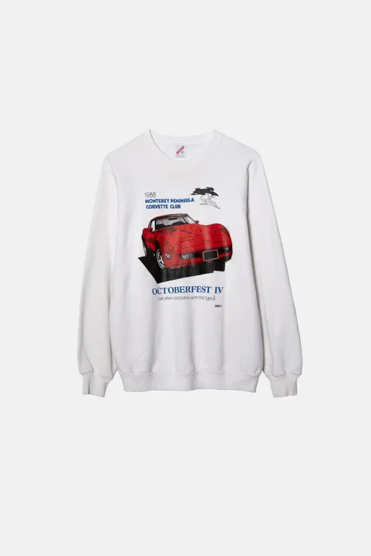 VINTAGE 88' CORVETTE CREWNECK sold by Elwood Clothing