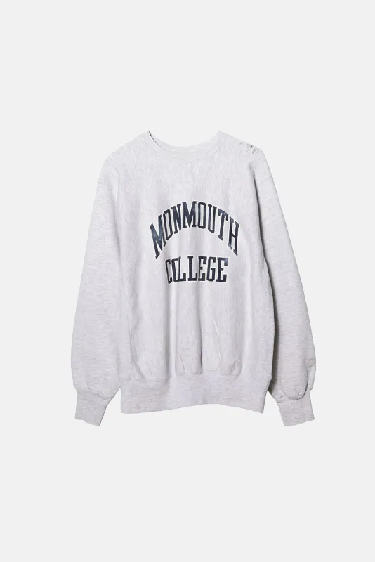 VINTAGE MONOMOUTH COLLEGE CREWNECK sold by Elwood Clothing