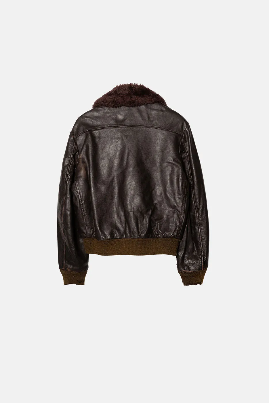VINTAGE A2 LEATHER FLIGHT JACKET 2.0 sold by Elwood Clothing product image thumbnail 2