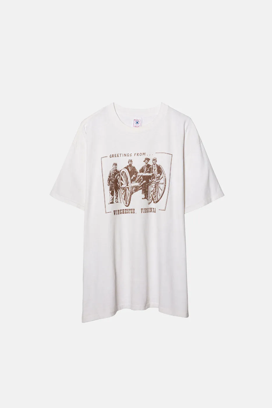 VINTAGE GATLING GUN TEE sold by Elwood Clothing