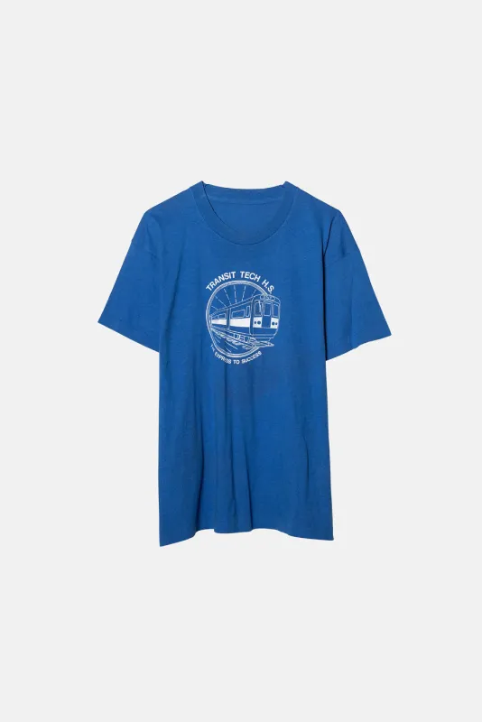 VINTAGE TRANSIT TECH HS TEE sold by Elwood Clothing
