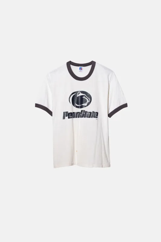 VINTAGE PENN STATE RINGER TEE sold by Elwood Clothing
