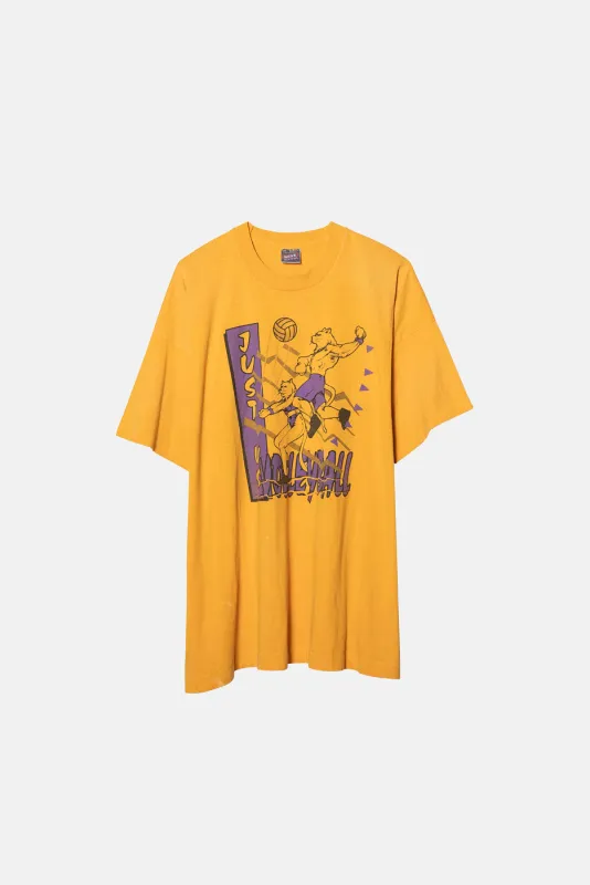 VINTAGE JUST US VOLLEYBALL TEE sold by Elwood Clothing