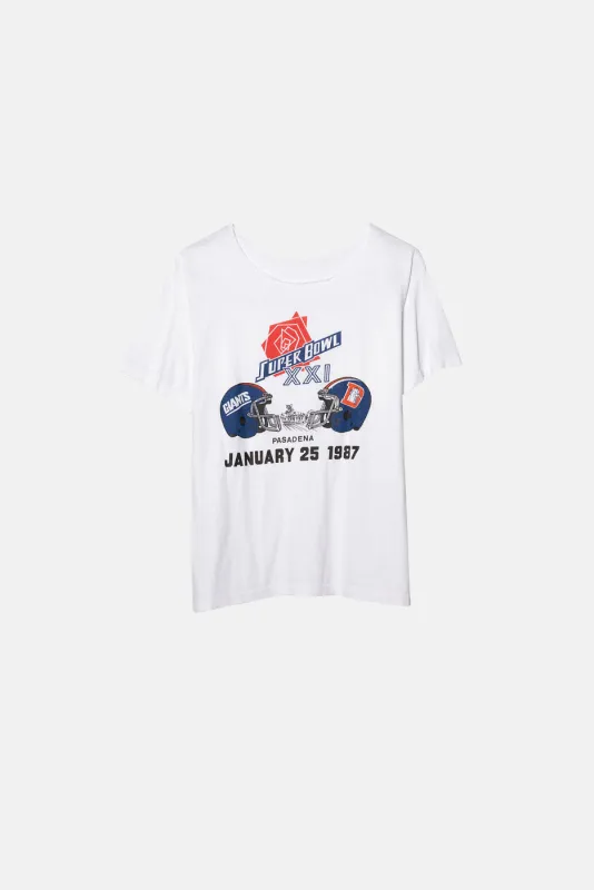 VINTAGE 87' SUPER BOWL TEE sold by Elwood Clothing
