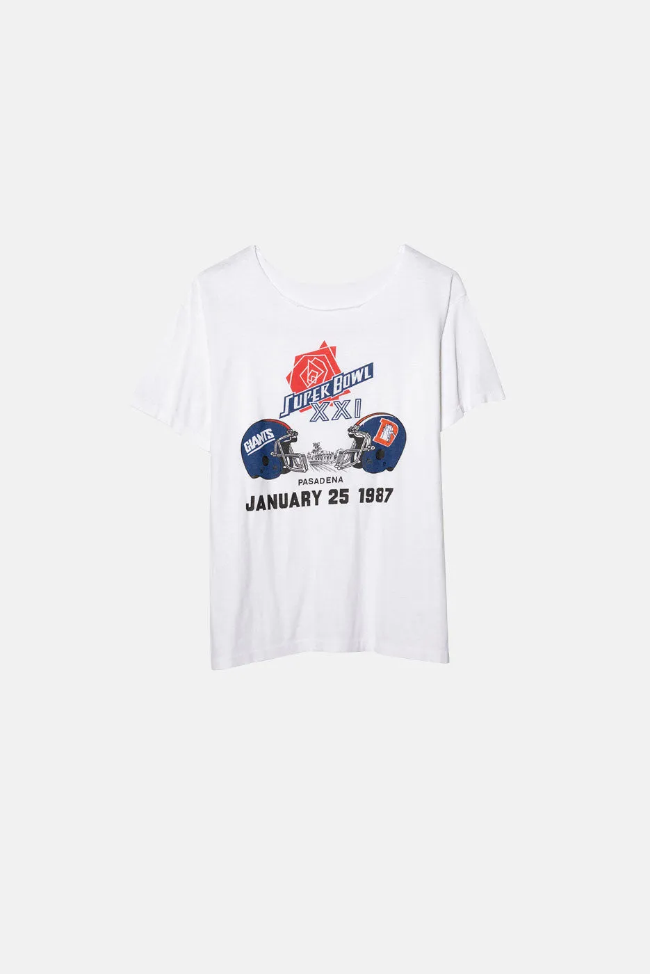 VINTAGE 87' SUPER BOWL TEE sold by Elwood Clothing