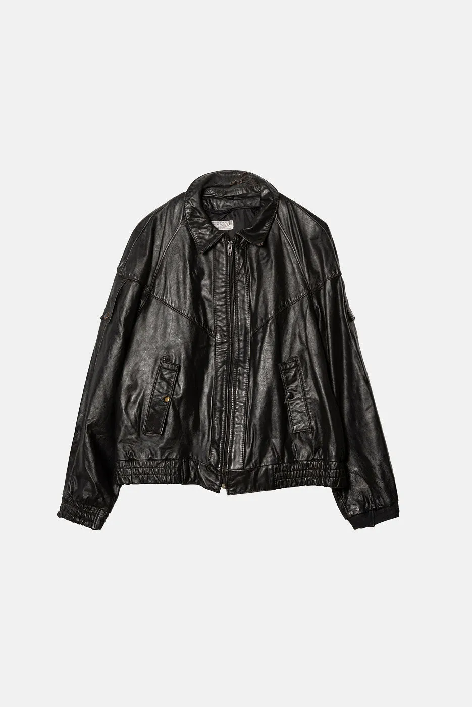 VINTAGE LEATHER JACKET - XS sold by Elwood Clothing