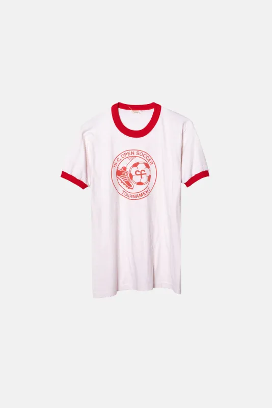 VINTAGE HI-C SOCCER TOURNAMENT RINGER TEE sold by Elwood Clothing