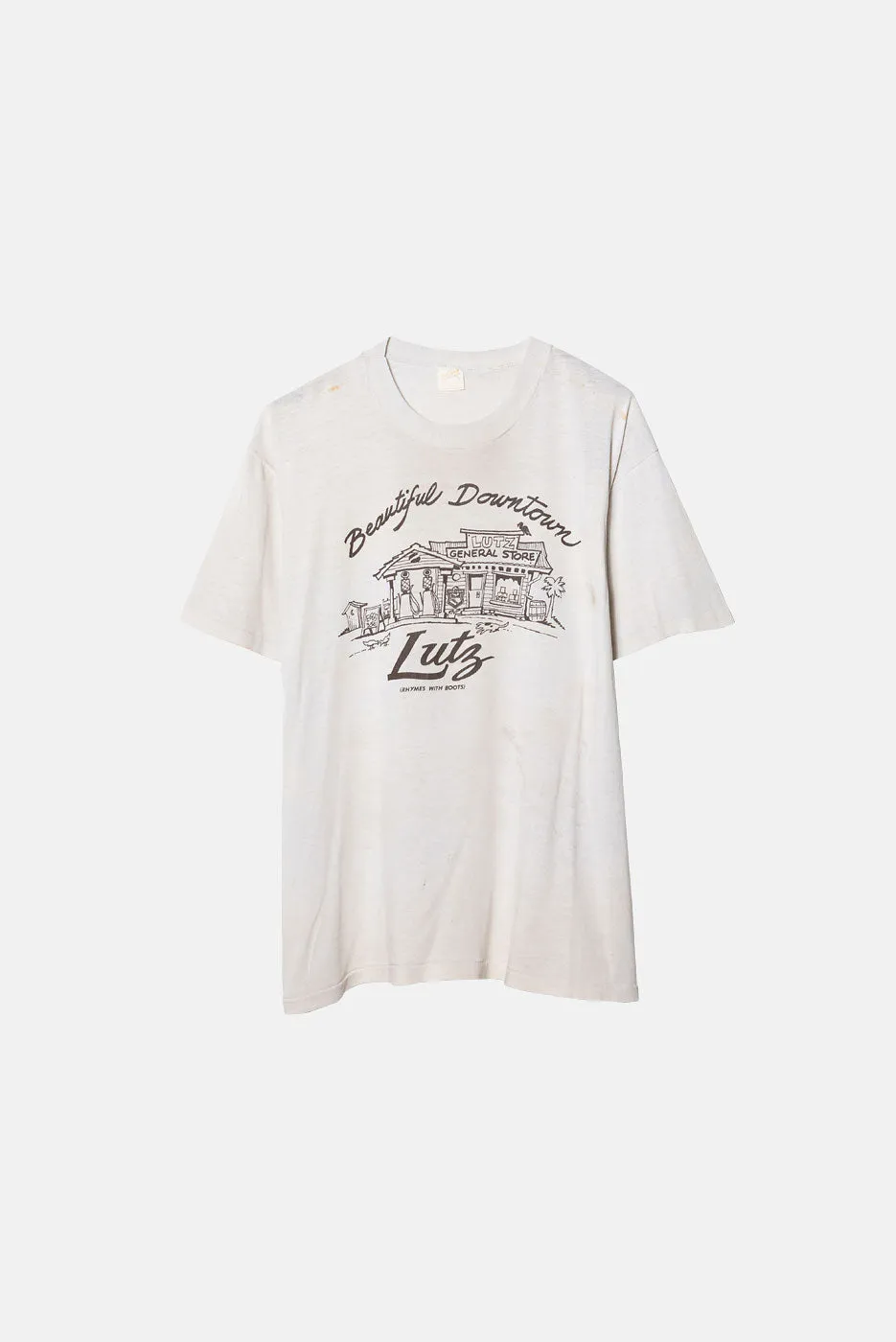 VINTAGE DOWNTOWN LUTZ TEE sold by Elwood Clothing