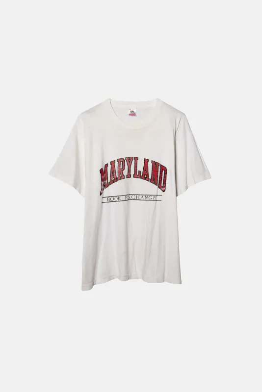 VINTAGE MARYLAND BOOK EXCHANGE TEE sold by Elwood Clothing