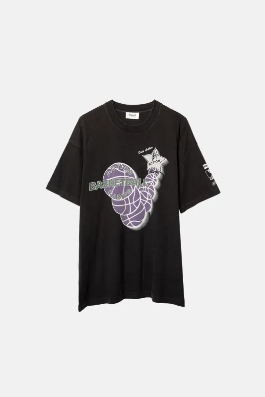 VINTAGE ACTION BBALL CAMPS TEE sold by Elwood Clothing