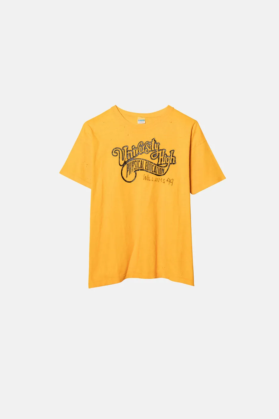 VINTAGE UNIVERSITY HIGH PE TEE sold by Elwood Clothing