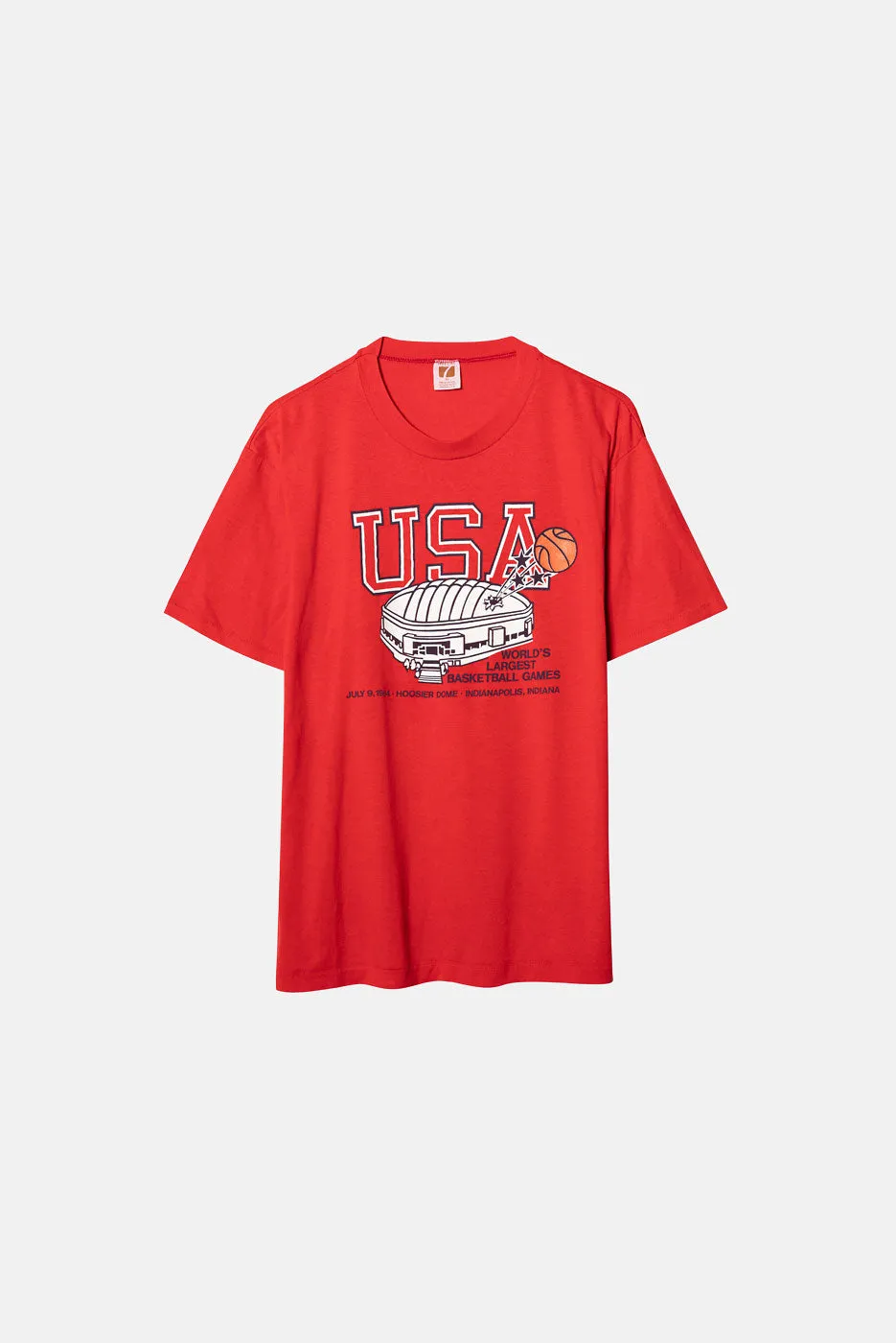 VINTAGE 84' USA BASKETBALL GAMES TEE sold by Elwood Clothing