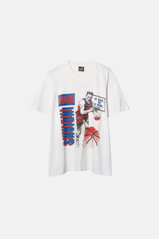 VINTAGE MONACA BASKETBALL TEE sold by Elwood Clothing