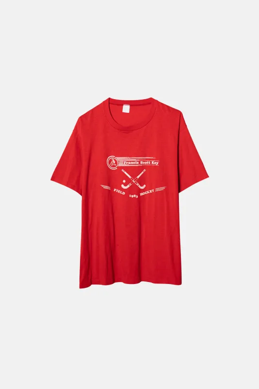 VINTAGE FRANCIS SCOTT KEY HOCKEY TEE sold by Elwood Clothing