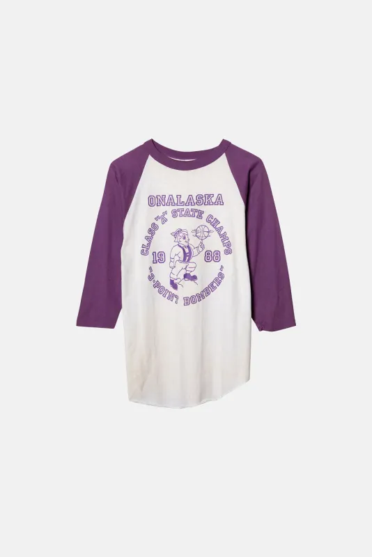 VINTAGE 89' ONALASKA BASKETBALL TEE sold by Elwood Clothing