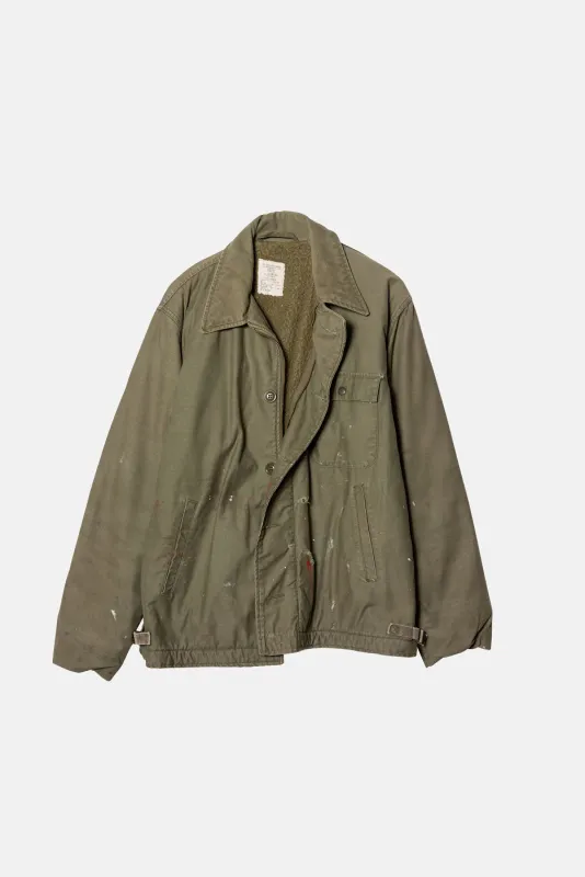 VINTAGE MILITARY DECK JACKET - L sold by Elwood Clothing