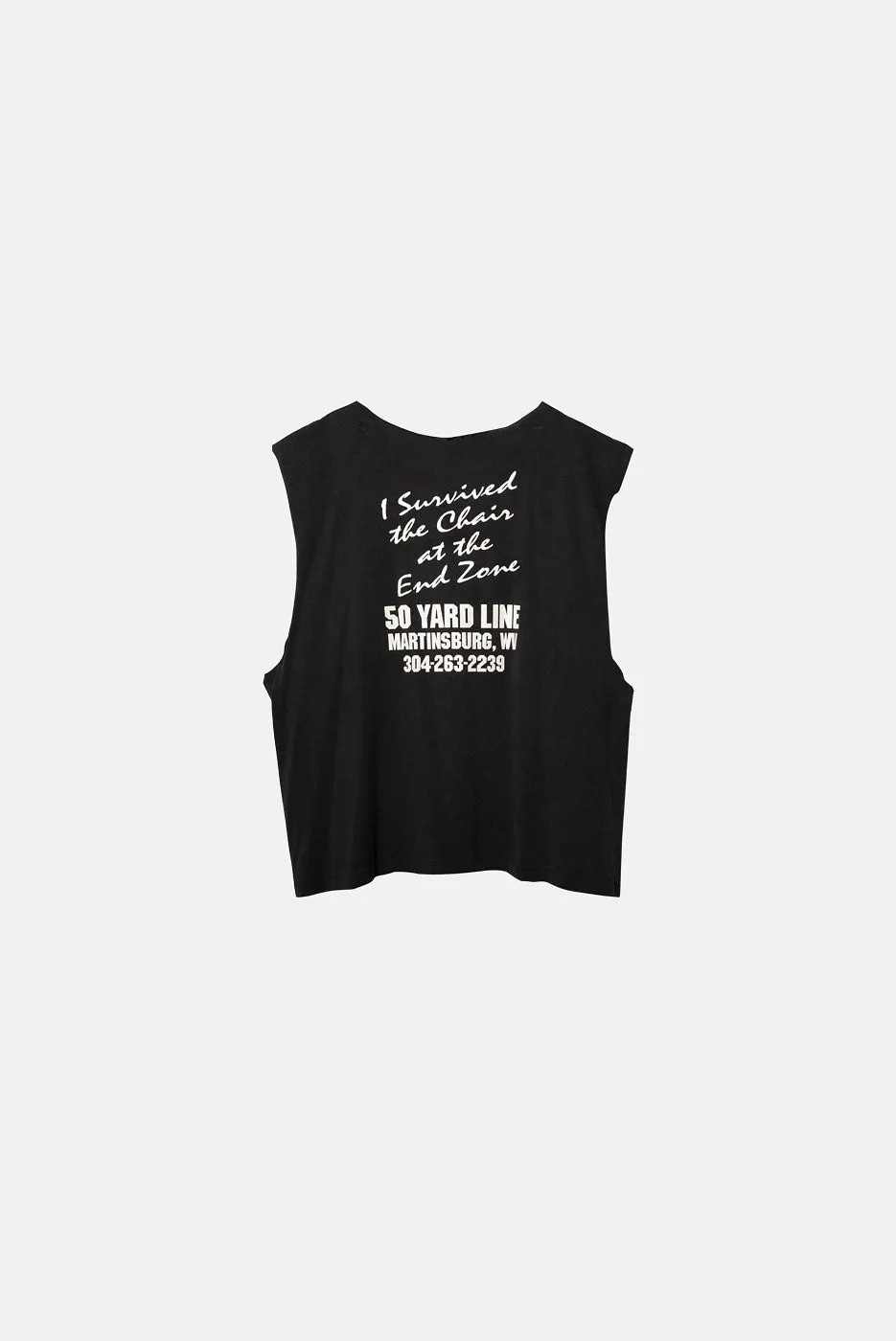 VINTAGE END ZONE CUT OFF TEE sold by Elwood Clothing product image thumbnail 2