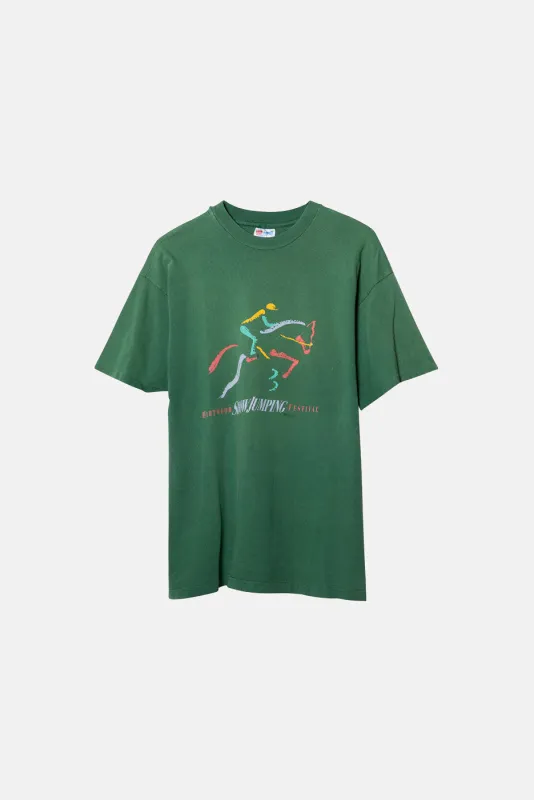 VINTAGE SHOWJUMPING DERBY TEE sold by Elwood Clothing