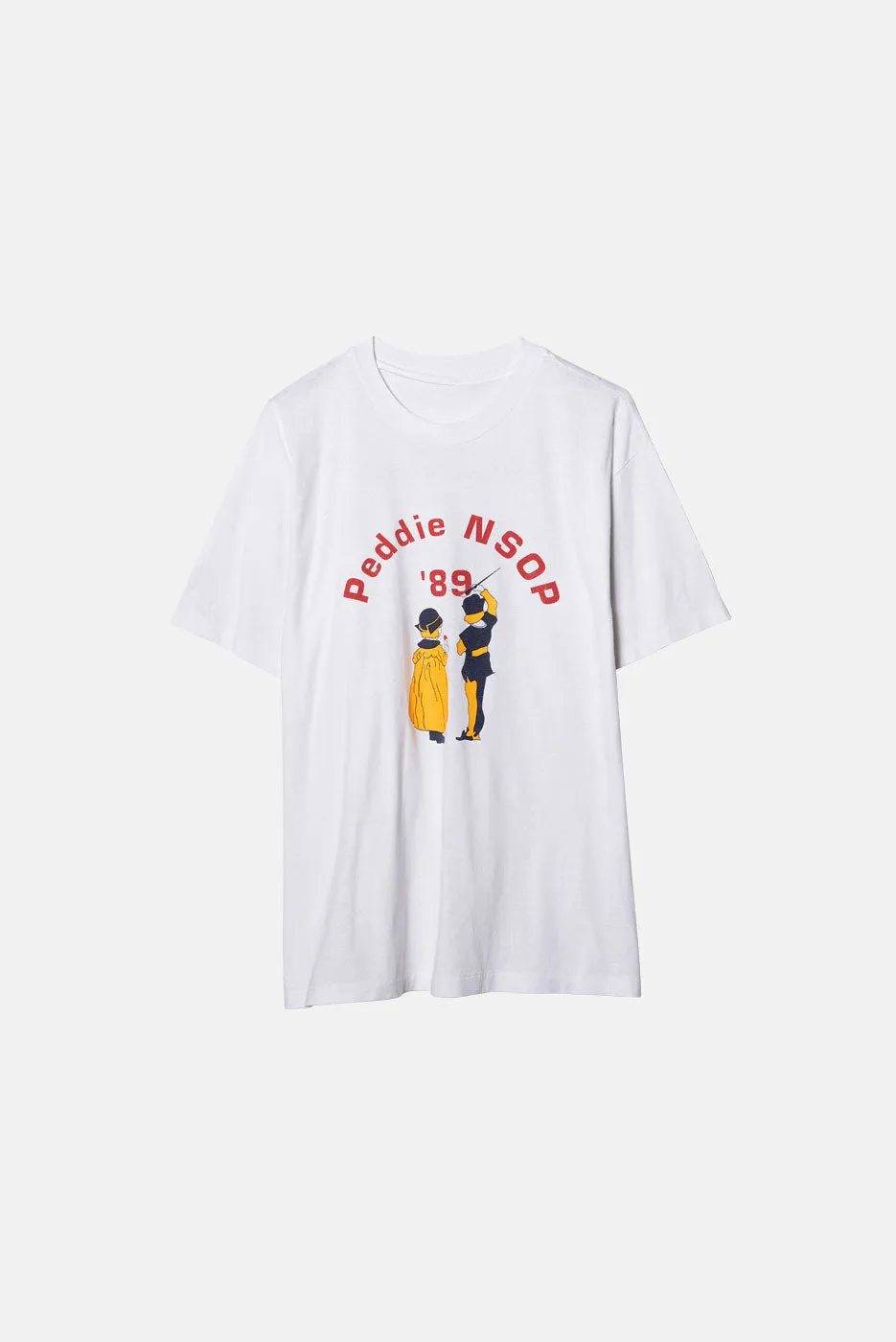 VINTAGE 89' PEDDIE NSOP TEE sold by Elwood Clothing