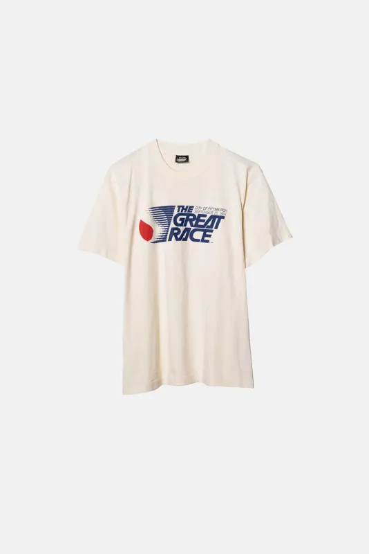 VINTAGE 84' GREAT RACE TEE sold by Elwood Clothing