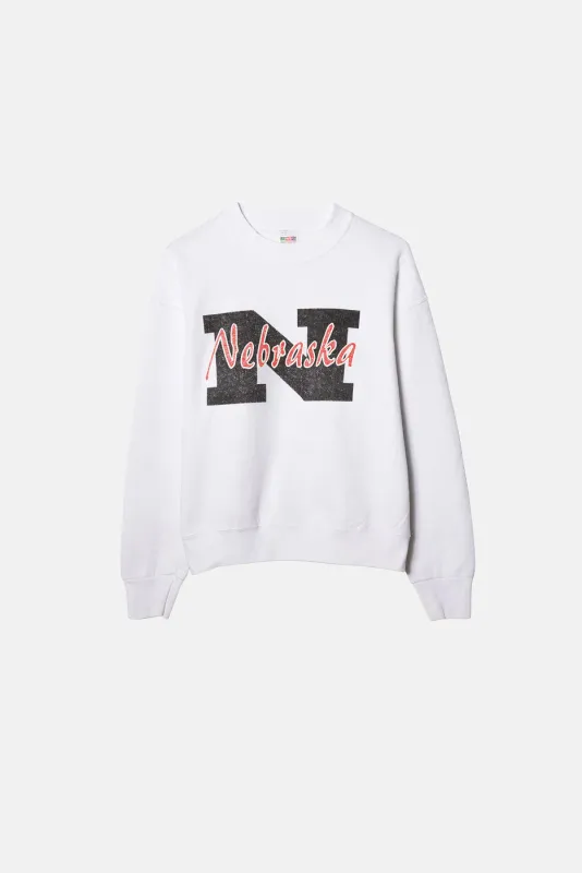VINTAGE NEBRASKA CREWNECK sold by Elwood Clothing