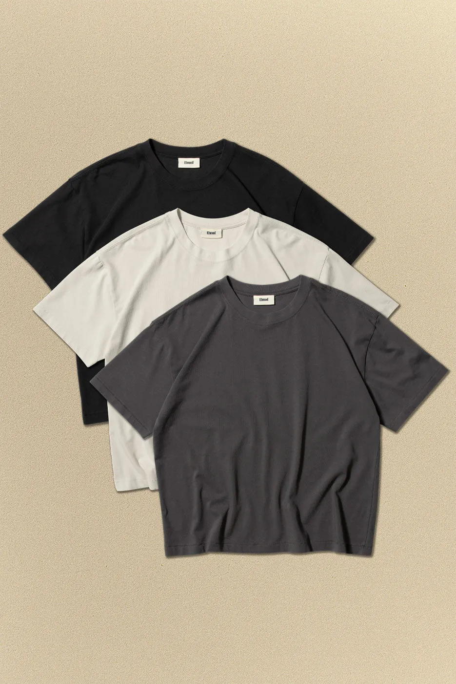 CROP HILL TEE 3 PACK sold by Elwood Clothing