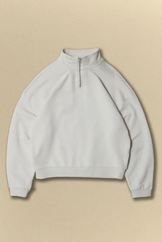 OVERSIZED CORE QUARTER ZIP made by Elwood Clothing