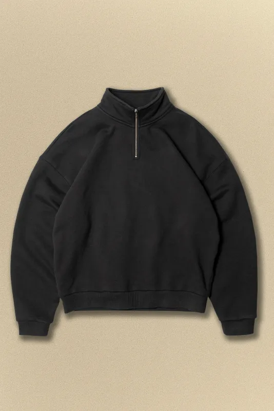 OVERSIZED CORE QUARTER ZIP made by Elwood Clothing