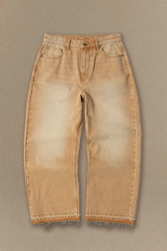 RELEASED HEM BAGGY DENIM PANT made by Elwood Clothing