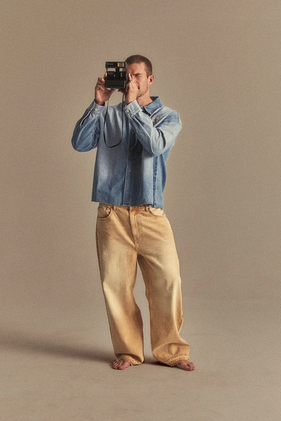 RELEASED HEM BAGGY DENIM PANT sold by Elwood Clothing product image thumbnail 2