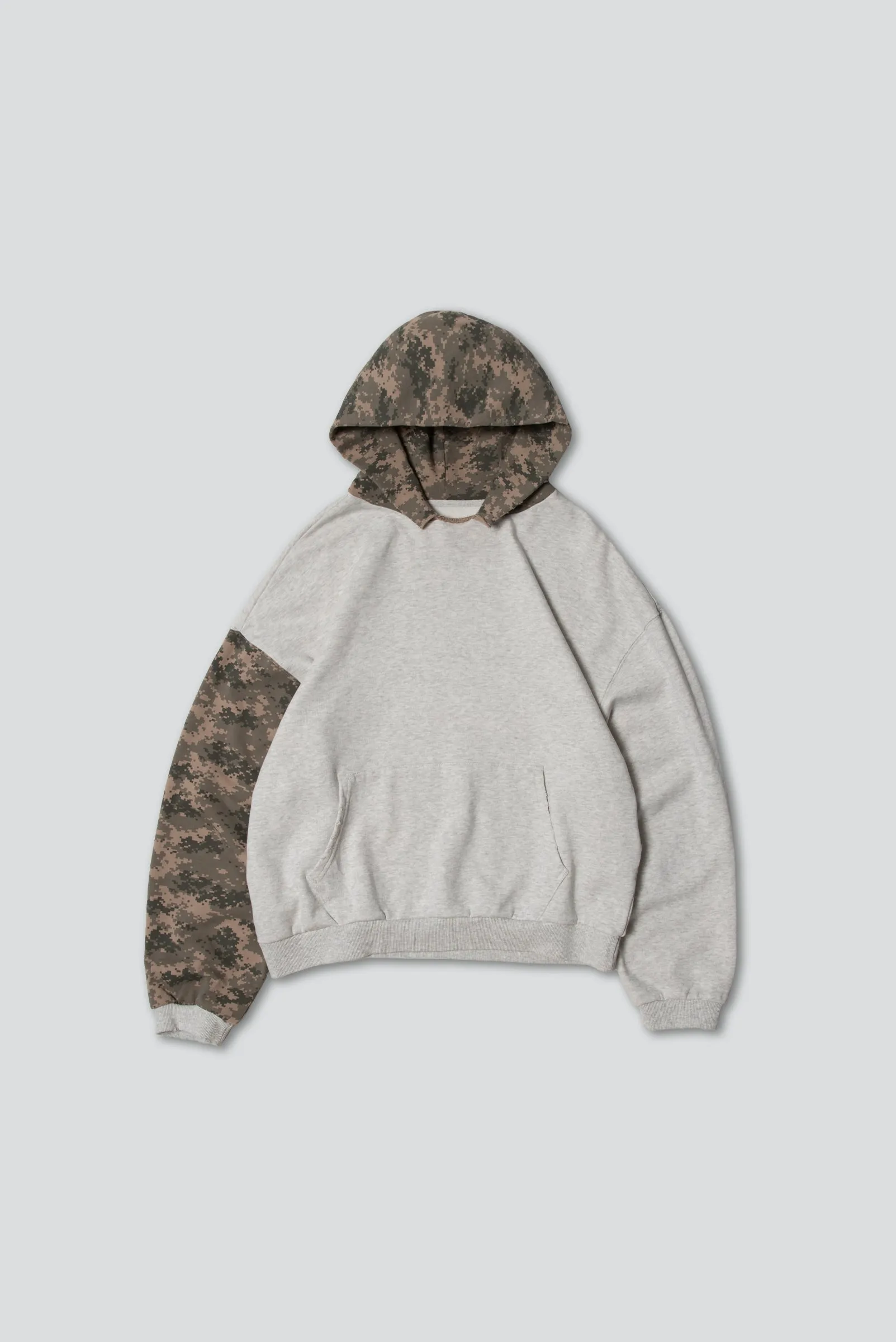 CAMO PATCHWORK HOODIE sold by Elwood Clothing