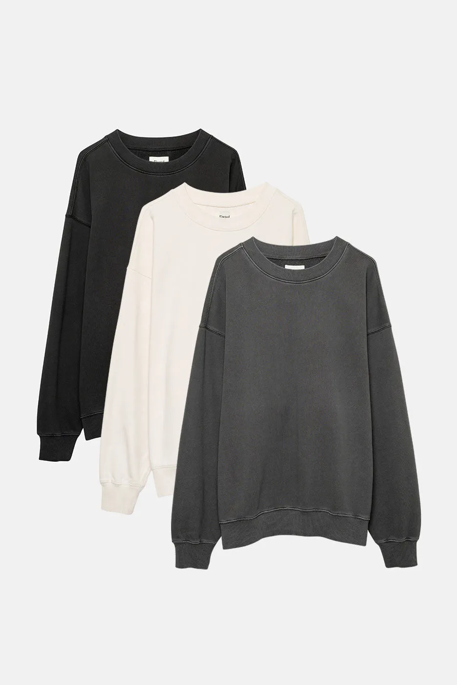 OVERSIZED CORE CREWNECK 3 PACK sold by Elwood Clothing