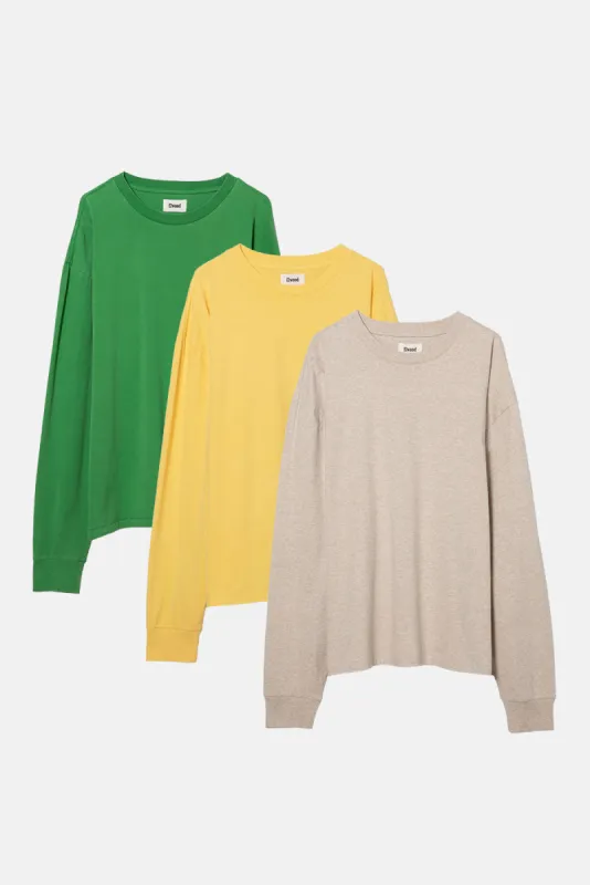 OVERSIZED CORE LS TEE 3 PACK sold by Elwood Clothing