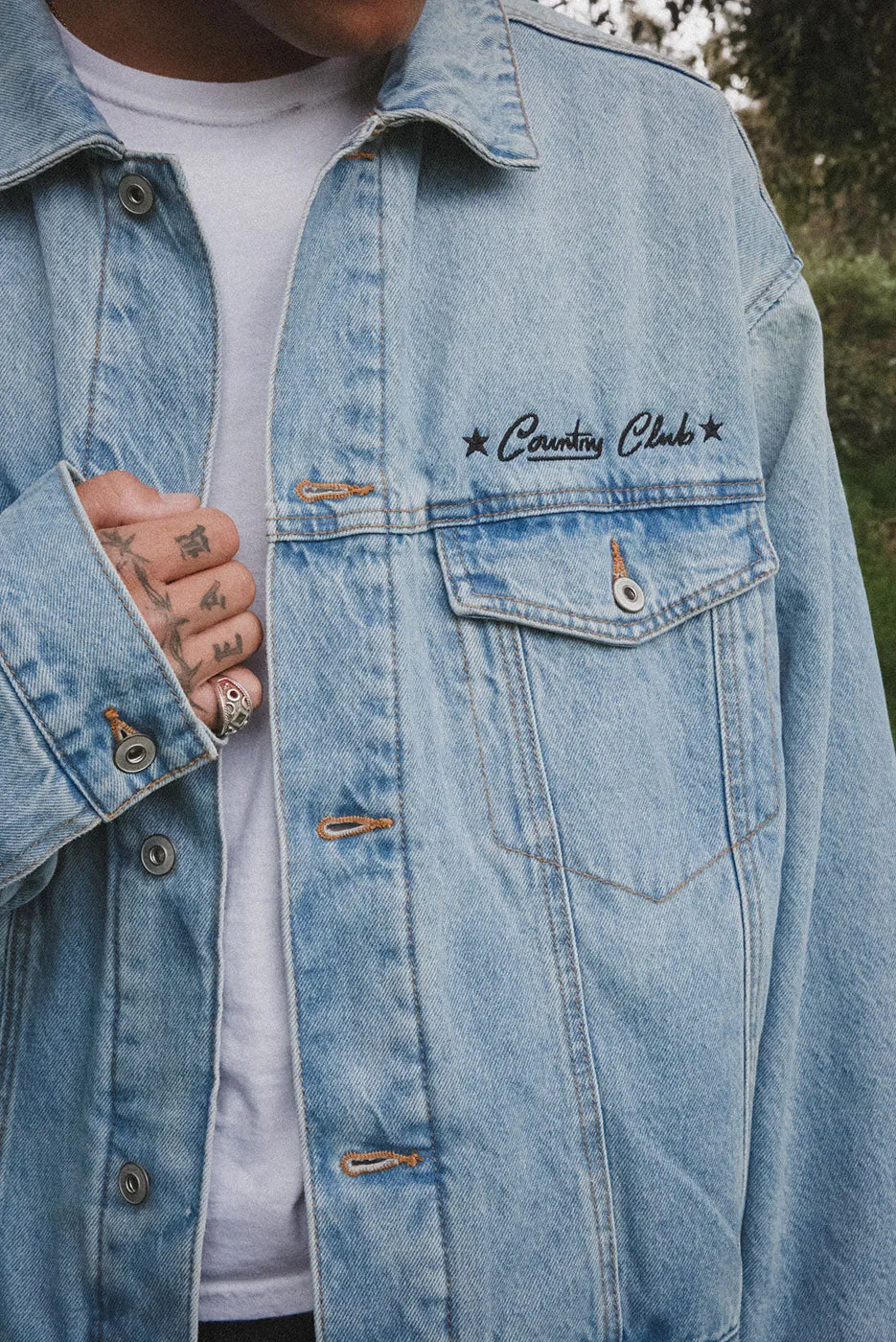 LONESTAR DENIM JACKET sold by Elwood Clothing product image thumbnail 3