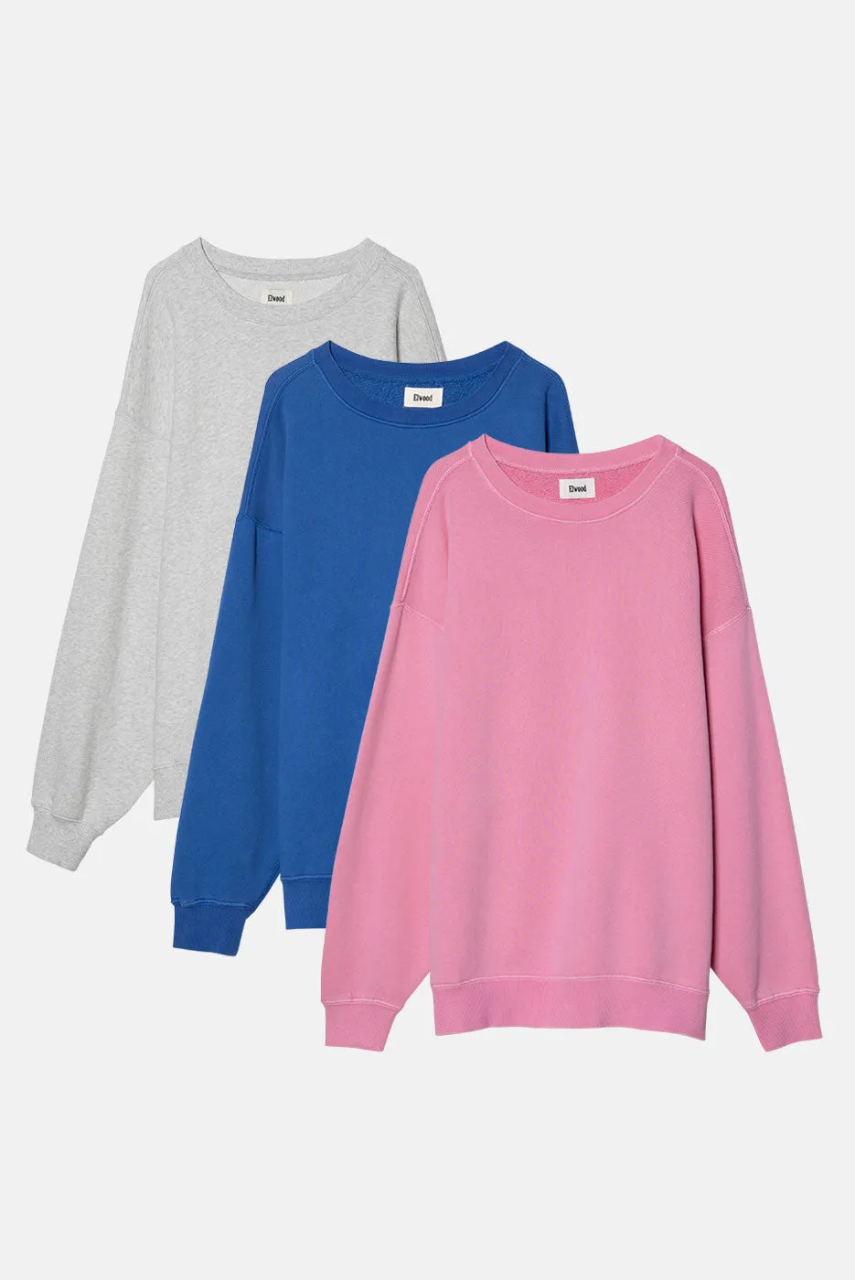 OVERSIZED CORE CREWNECK 3 PACK sold by Elwood Clothing