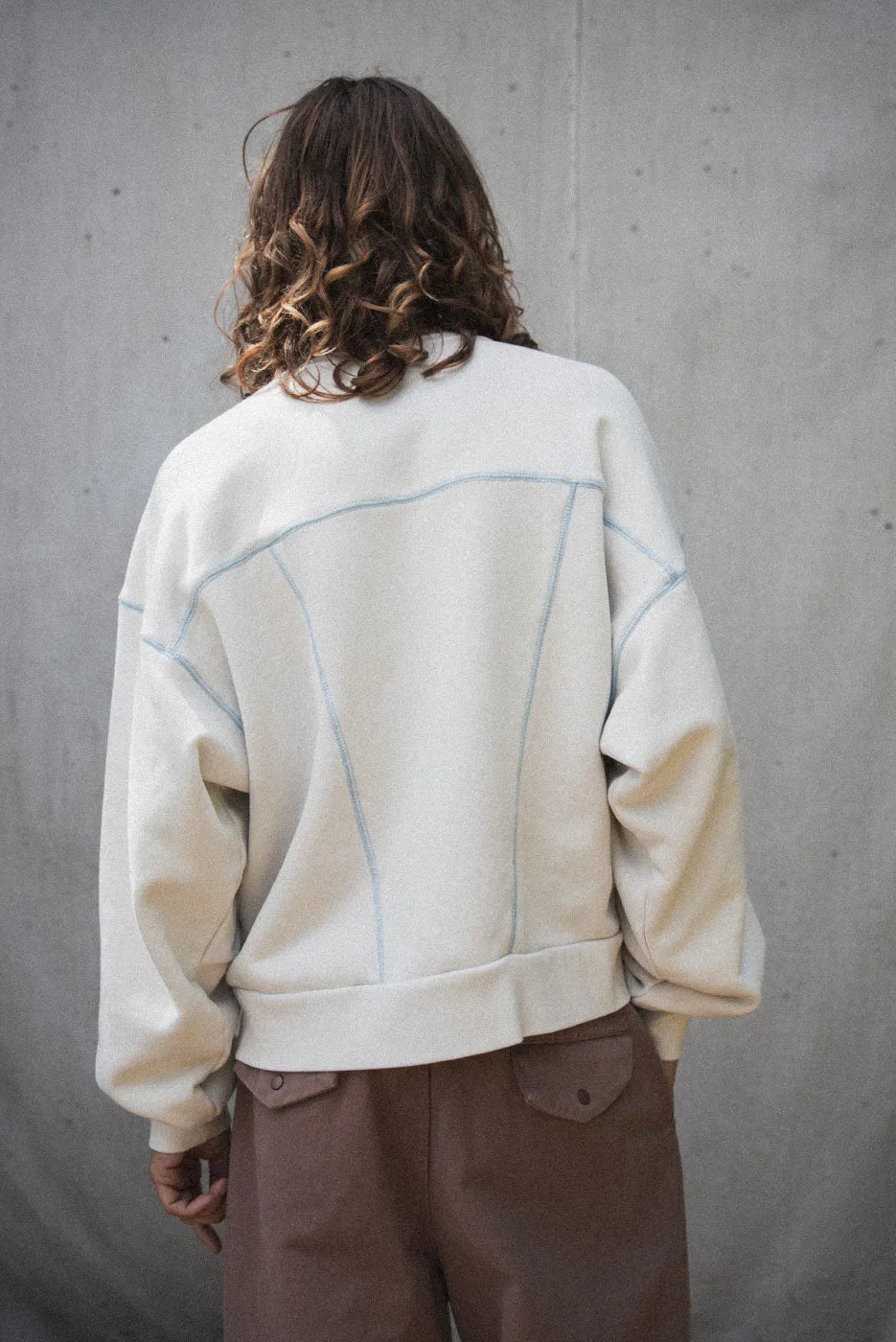 CONTRAST STITCH CREWNECK sold by Elwood Clothing product image thumbnail 4